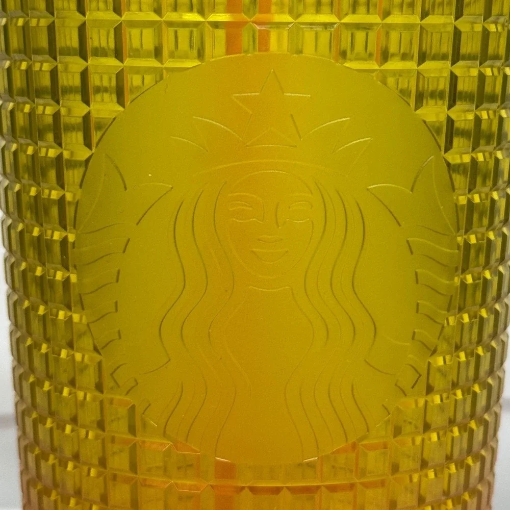 Starbucks Limited Edition‎ / Pink & Yellow Gradient Studded Tumbler / Sku0075